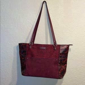 Sakroots Metro Tote- Cabernet Spirit Desert